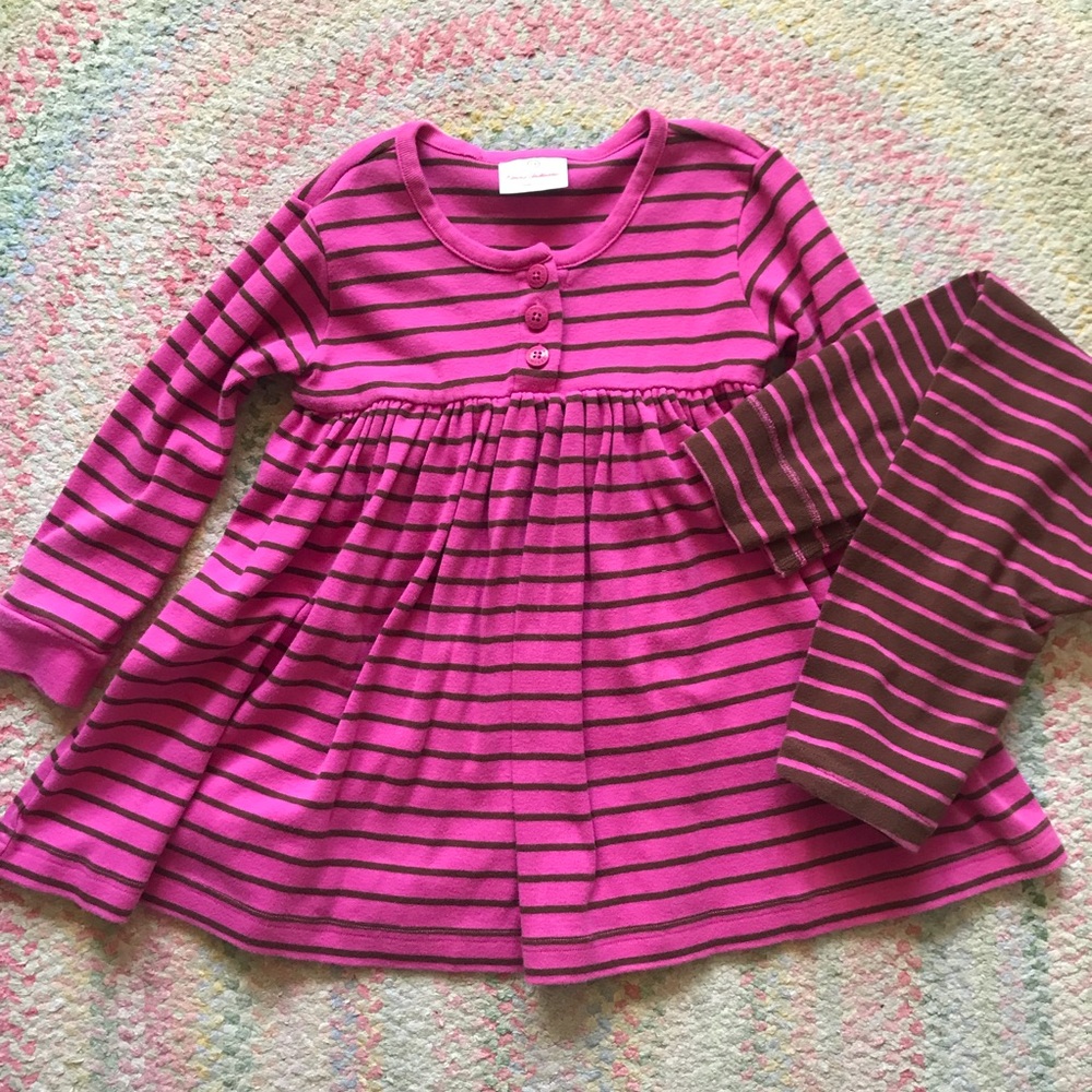 Hanna Andersson classic playdress & leggings set